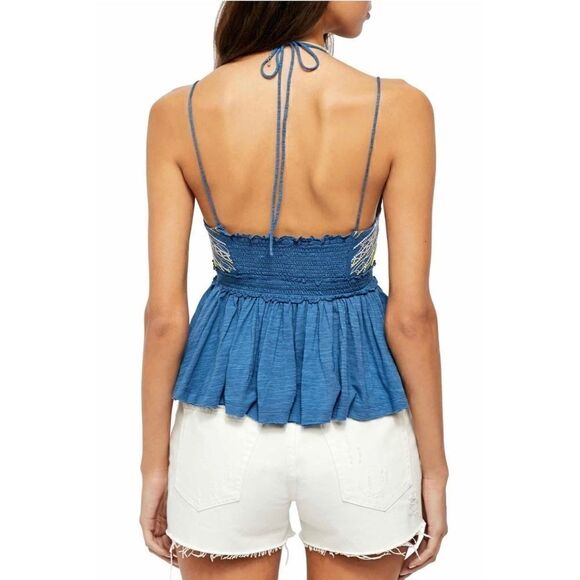 Free People | Well Traveled Halter Tank - Picture 2 of 6